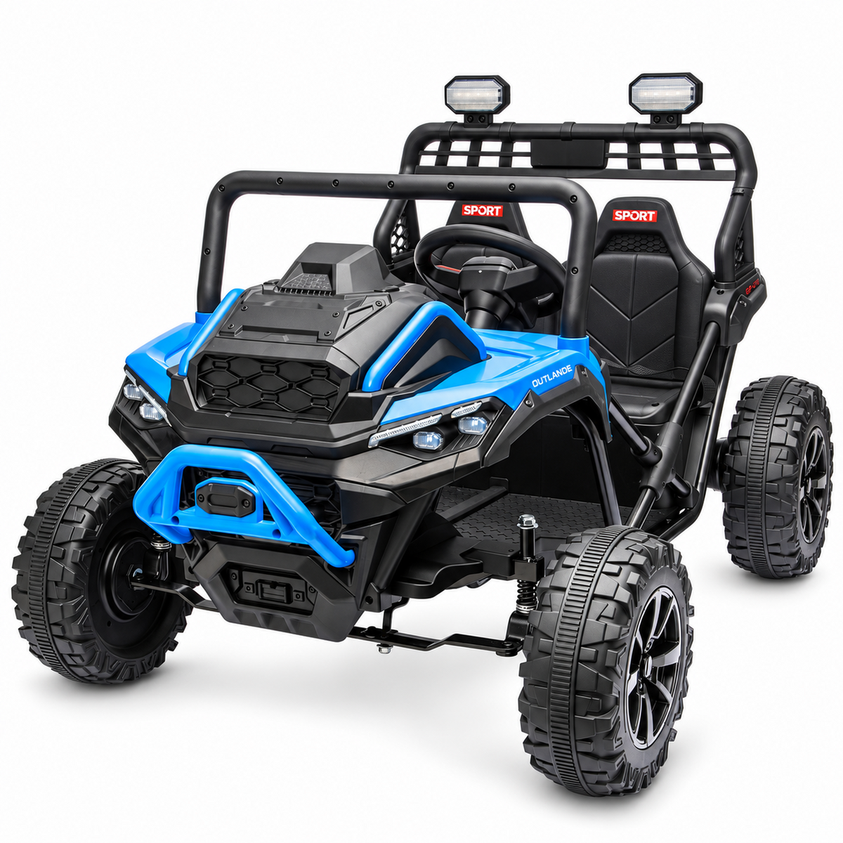 Conchico 36V Electric Ride on Car with 2 XL Seaters, 600W Motor Powered Ride on Toy for Big Kids w/ Spring Suspension, Bluetooth, LED Lights, Pink