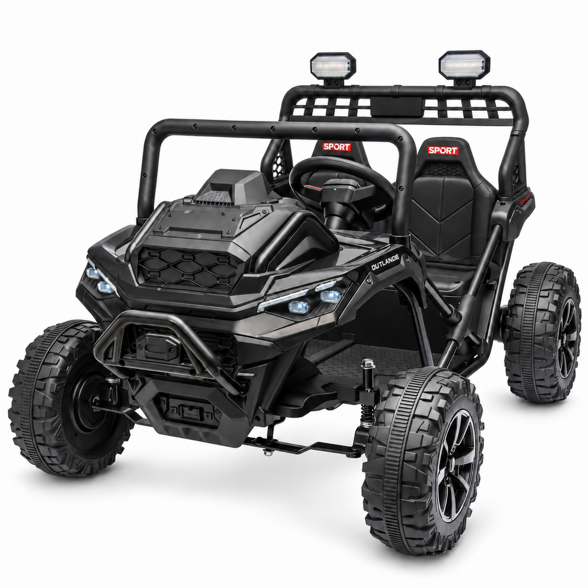 Conchico 36V Electric Ride on Car with 2 XL Seaters, 600W Motor Powered Ride on Toy for Big Kids w/ Spring Suspension, Bluetooth, LED Lights, Pink
